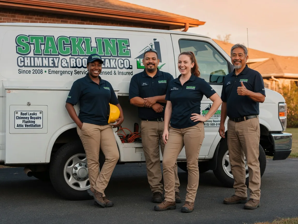 Chimney flashing repair company in Cloverdale, OH